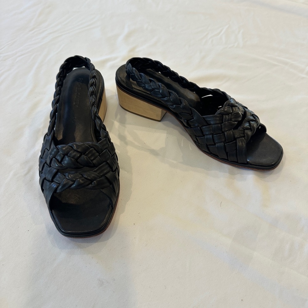 Rachel Comey black woven sandals